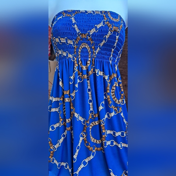 BUZY Boobtube Maxi Dress Strapless Bandeau Elasticated Elastic Tube Top - Picture 9 of 11